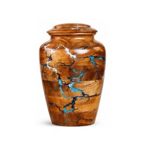 Handicrafts House Lightning strikes wooden urn for ashes