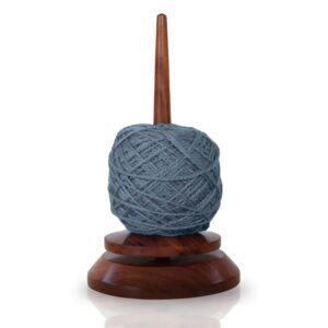 Wooden Yarn Holder for Crochet & Knitting