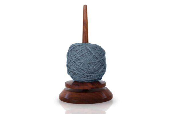 Wooden Yarn Holder for Crochet & Knitting