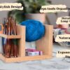 Crochet Hook Holder & Yarn Ball Organizer