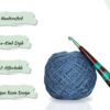 Wood & Epoxy Resin Crochet Hooks Set with Aluminum Tips – 2mm - 6mm