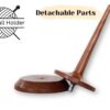 Wooden Yarn Holder for Crochet & Knitting