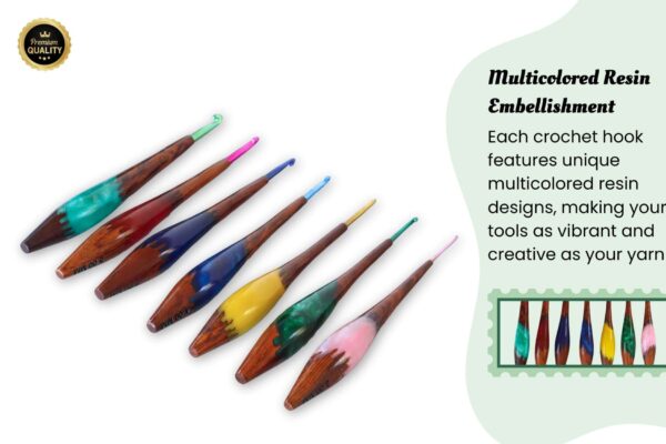 6-min.jpg Wood mix Epoxy Resin Crochet Hook Set with Aluminum Tips – Artistic & Ergonomic