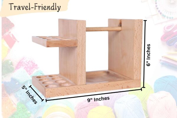 Crochet Hook Holder & Yarn Ball Organizer