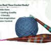 Wood & Resin Crochet Hooks Set with Aluminum Tips – 7 Sizes, Handcrafted with Resin Accents