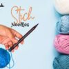 Wooden Stitch Needles – Premium Rosewood, Multiple Sizes