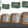 Wood Urn for Pet Ashes - 4 Size Variants