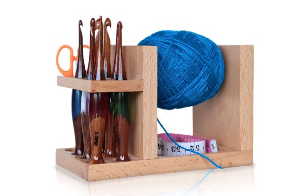 Crochet Hook Holder & Yarn Ball Organizer